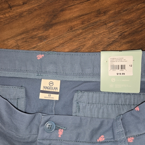 Magellan NWT Happy Camper Shorts in Aegean Blue - Picture 6 of 10